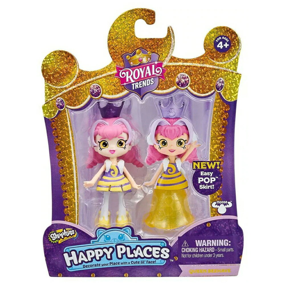 HAPPY PLACES ROYAL TRENDS-SHOPKINS 皇宮時尚驚喜派對 Beehave 皇后