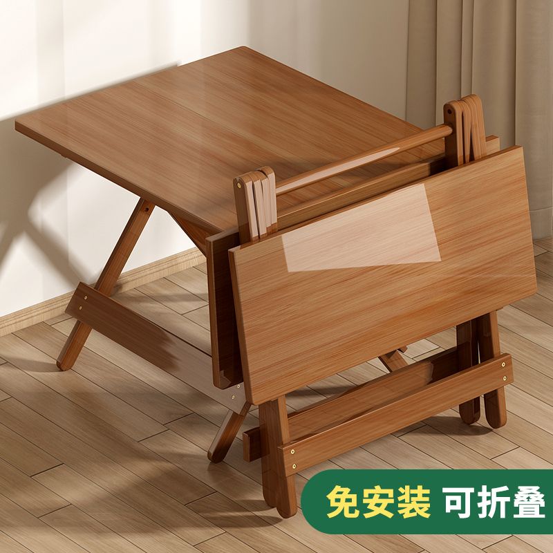 工廠直銷 免運 麻將桌 餐桌 折疊桌 【好評率超%同款】免安裝小方桌子正方形家用擺攤餐桌小戶型飯桌出租房專用折疊桌