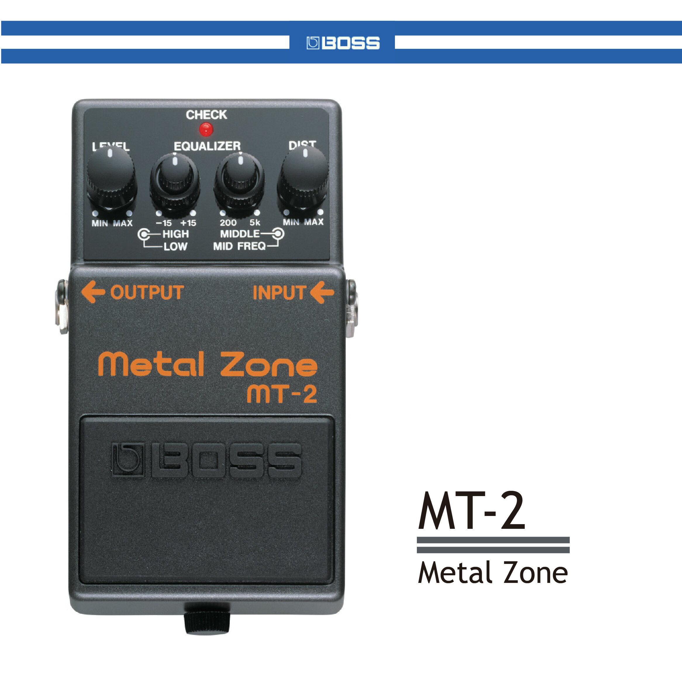 【非凡樂器】BOSS MT-2 Metal Zone 金屬破音效果器