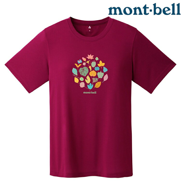 Mont-Bell 女款 Wickron 排汗衣/圓領短袖 1114787 Mountain Leaves 山葉