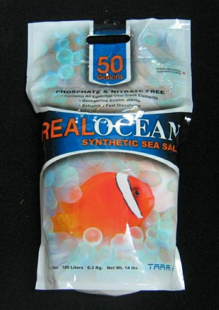 【西高地水族坊】REAL OCEAN 海水素6.3kg美國原裝進口 一包