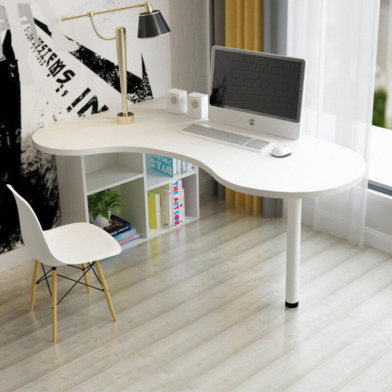颱式電腦桌簡易學習家用小臥室辦公轉角書桌小戶型創意學生冩字桌