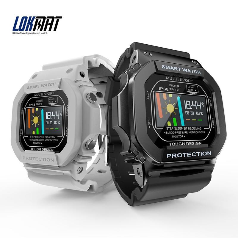 LOKMAT X12 運動藍芽手錶 防水 訊息通知/心率/記步/運動/生理期提醒 禮品 生日禮物【APP下單最高22%回饋】