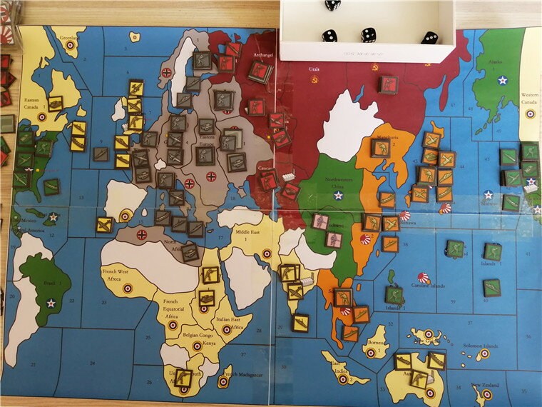 Axis and Allies 1941軸心國與同盟國1941AA1941二戰黃濤DIY桌遊