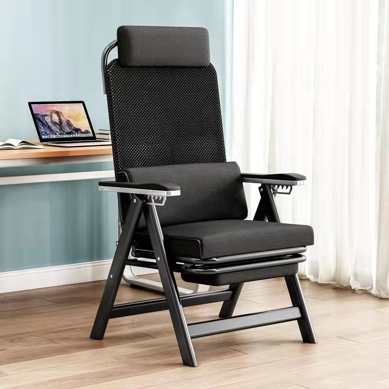 【限時優惠】躺椅辦公椅午休舒適靠背電競椅護腰久坐可躺家用現代電腦折疊椅子