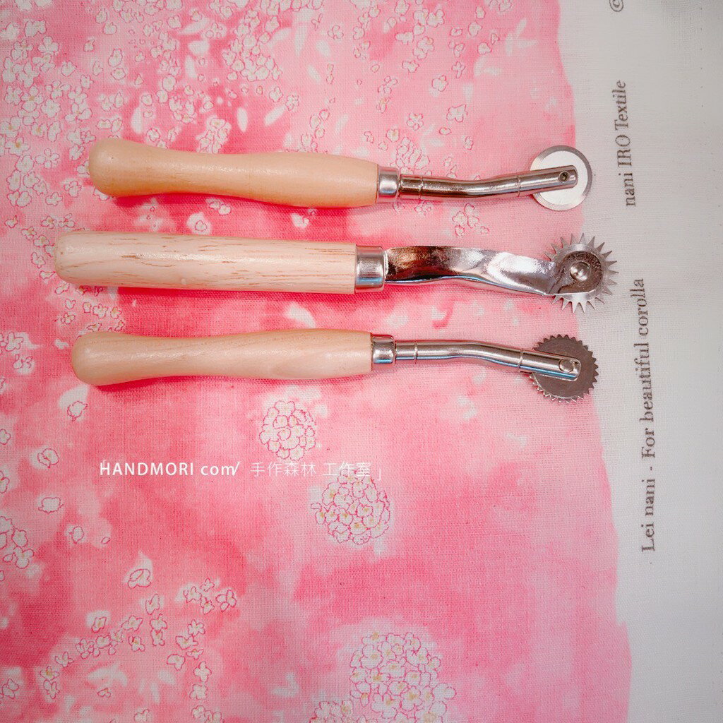 手作森林 sale* 臺灣製 點線器 曲線木柄劃線器 鋸齒 劃線器 木柄點線器 臺製 sew mate