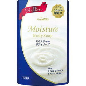 日本 熊野油脂 PharmaACT 保濕沐浴乳 東方花香 400ml 補充包
