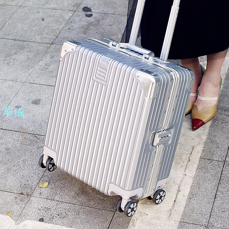 【批發價】行李箱20寸女18寸小型輕便迷你登機箱拉桿箱16寸旅行箱男鋁框小號