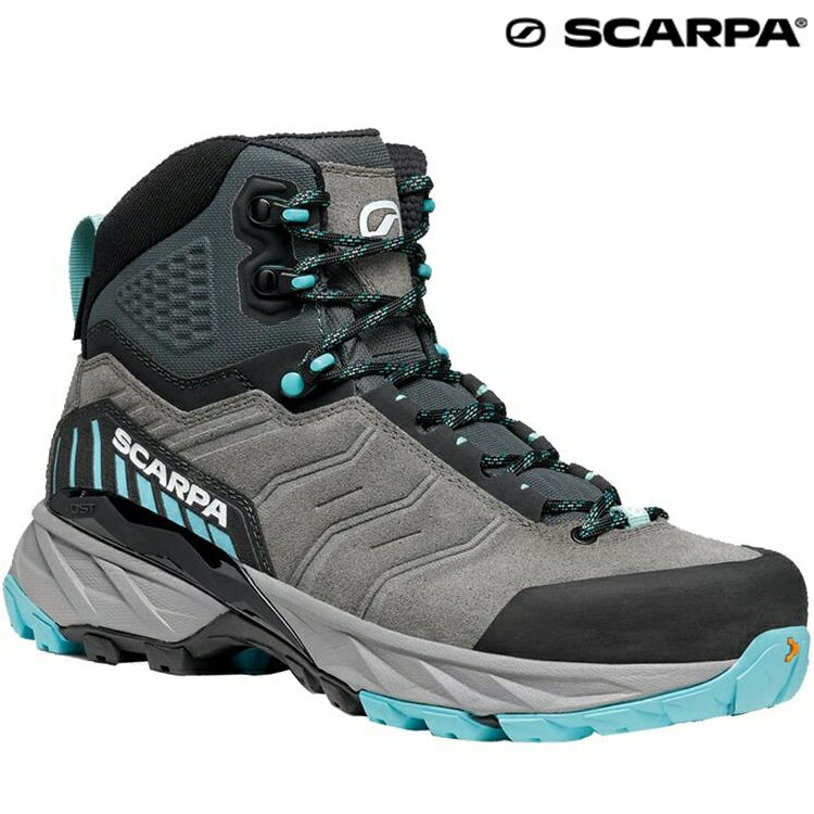 Scarpa Rush TRK GTX 女款 中筒防水登山鞋 63143202 63143-202 中灰-水藍