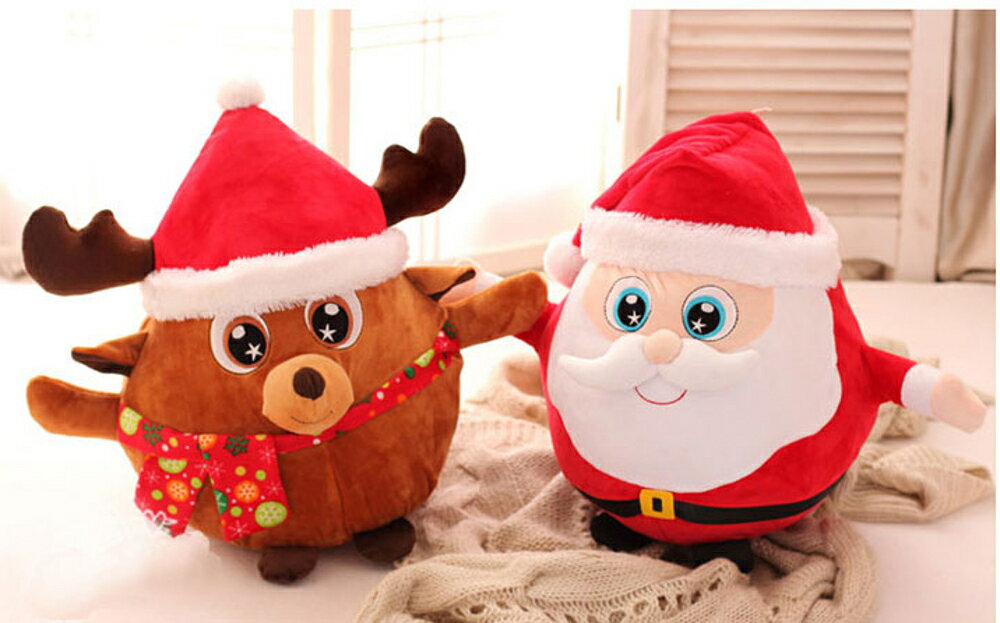 ✤宜家✤可愛創意聖誕老人抱枕布娃娃玩具 聖誕節禮物 (45cm)