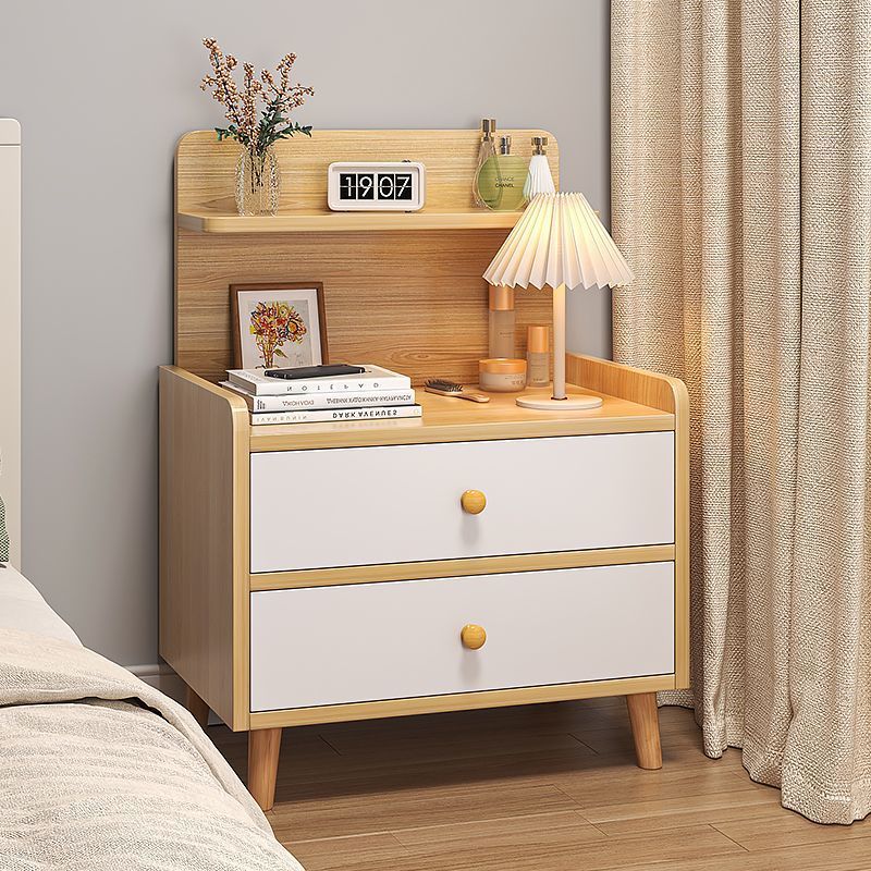 小型床頭柜置物架臥室現代簡約床邊柜輕奢簡易出租房用收納儲物櫃