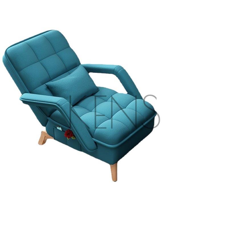 懶人沙發 沙發 沙發椅 懶人椅子單人沙發可躺可睡辦公室宿舍臥室客廳陽臺靠背椅午休折疊 3