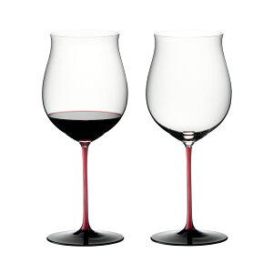 Riedel 紅色杯梗 Sommeliers Black Series系列 Burgundy Grand Cru 勃根第 紅酒杯 手工水晶杯 1050ml 單入