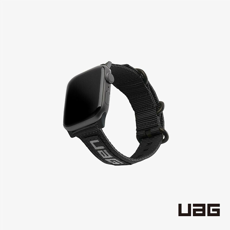 強強滾p-【UAG】Apple Watch 38/40mm Nato環保錶帶-黑