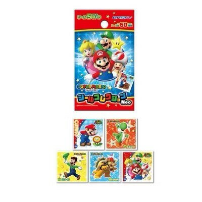日本境內版 瑪利歐盲包 瑪利歐盲抽 路易吉 貼紙 通貼紙 瑪莉兄弟 碧姬公主 瑪莉歐 馬力歐 驚喜包 盲包 盲抽