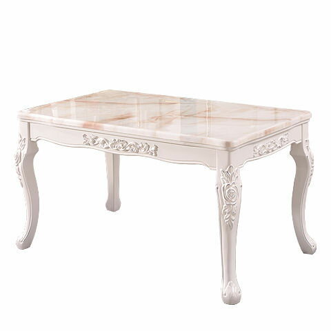 餐桌 歐式餐桌椅組合大理石餐桌家用小戶型長方形簡歐實木餐桌