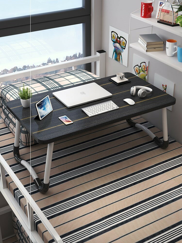 加高床上書桌大學生簡易上鋪小桌子折疊懶人床頭桌宿舍飄窗臥室桌