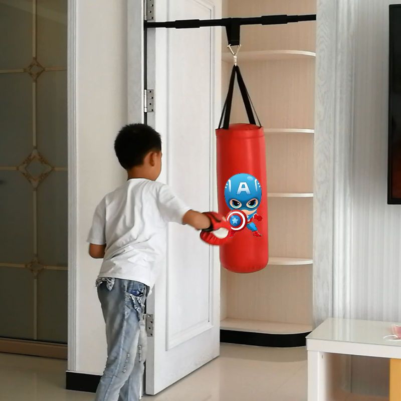 【免運】可開發票 兒童拳擊沙袋小學生家用拳擊手套小孩拳套兒童訓練拳組合沙包器材
