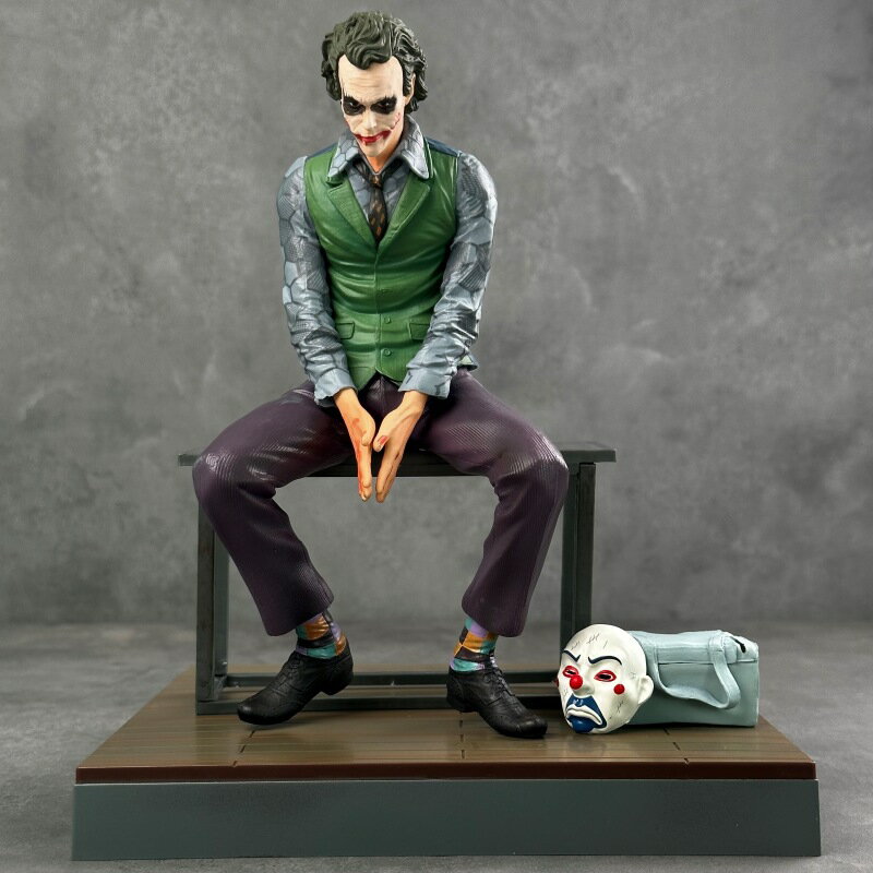 【希斯萊傑經典】小丑手辦 DC手辦 Joker模型 哥譚反派 自殺小隊 黑暗騎士 電影周邊 可動關節 精細塗裝 收藏級擺件