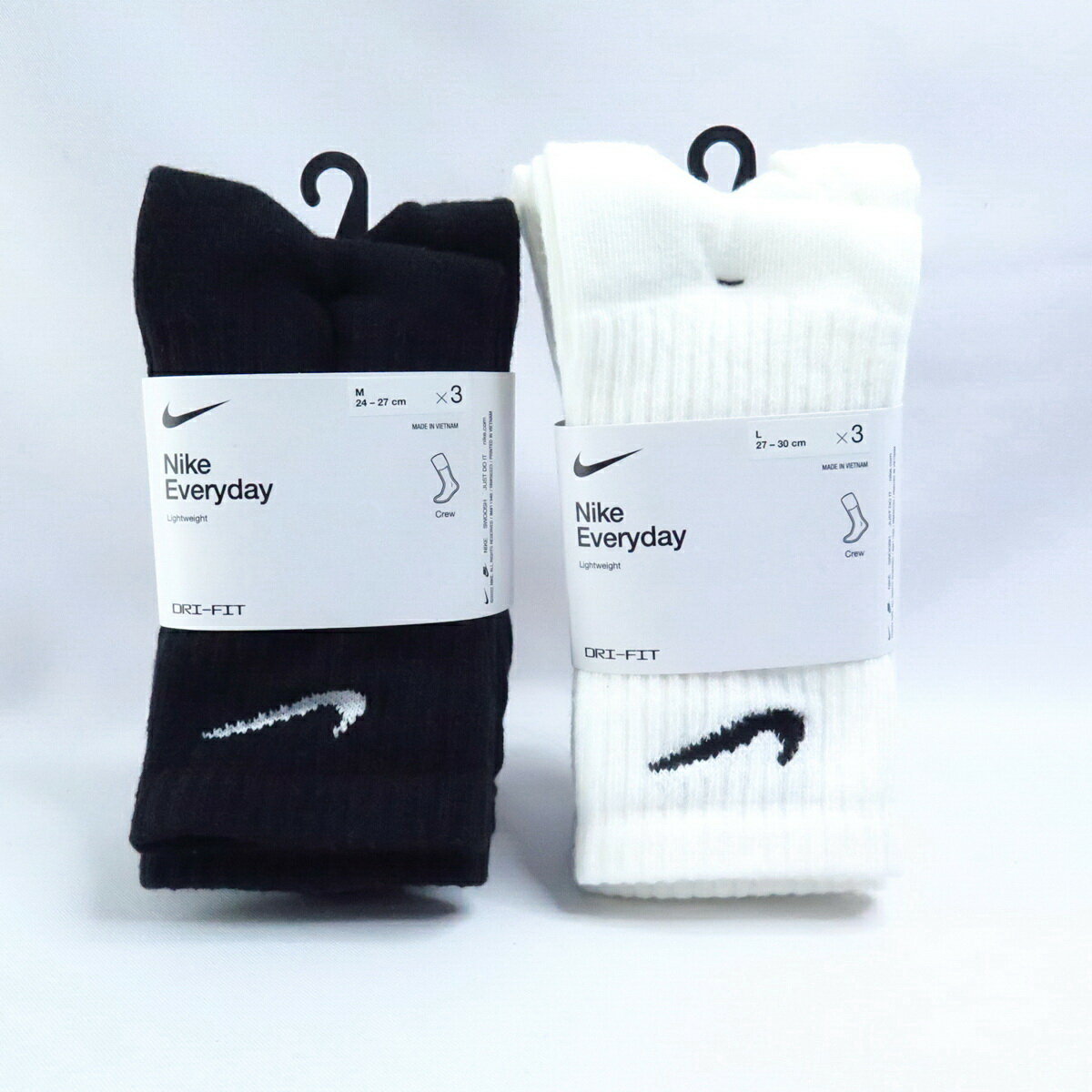 Nike U NK EVERYDAY LTWT CREW 基本款 襪子 三雙組 SX7676-兩色【iSport愛運動】