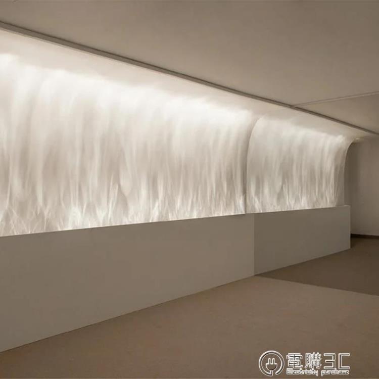 免運 3D動態水紋洗墻燈投影LED壁燈客廳床頭酒吧KTV網紅背景墻氛圍燈具 雙十一購物節