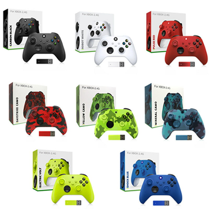Xbox series s無線遊戲手柄帶2.4G接收器支援Xbox one /xbox ones