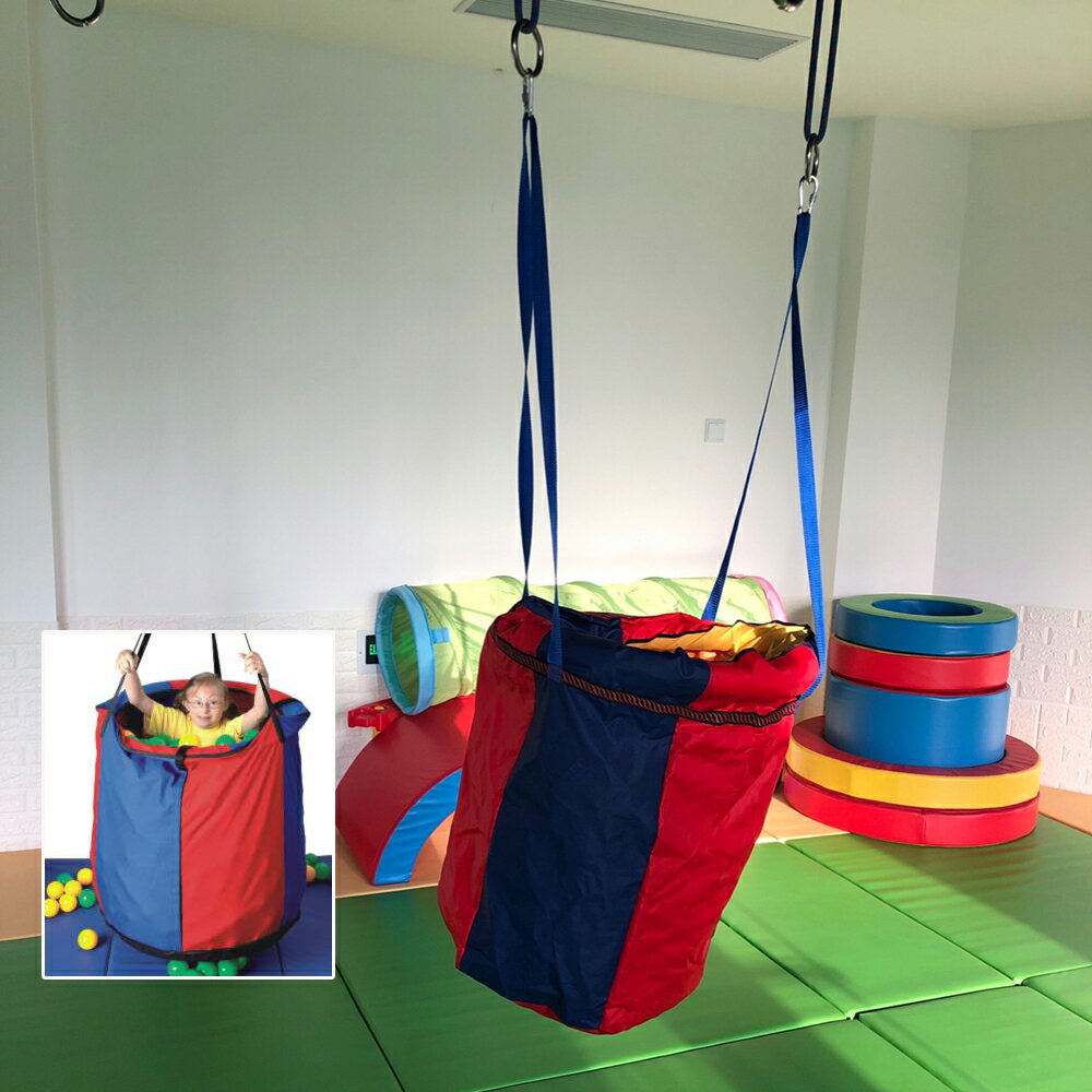 免運+開發票 懸掛升降袋熱氣球秋千早教兒童感統訓練器材室內懸吊體能運動教具