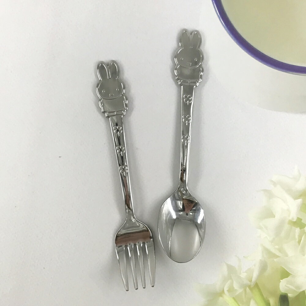 日本製 金正陶器 miffy 米菲兔 米飛兔 不鏽鋼 湯匙 叉子-日本直送｜小鶴日貨