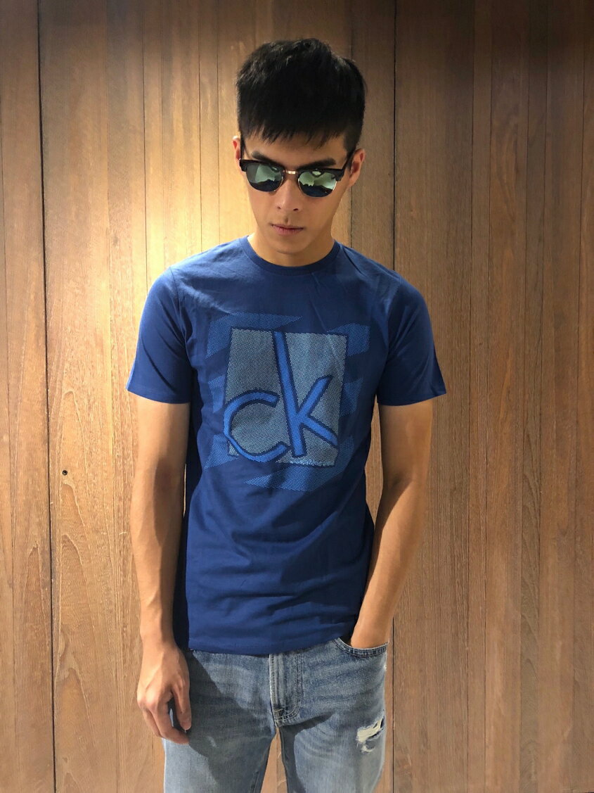 美國百分百【全新真品】Calvin Klein T恤 CK 短袖 T-shirt 短T logo 共四色 J138