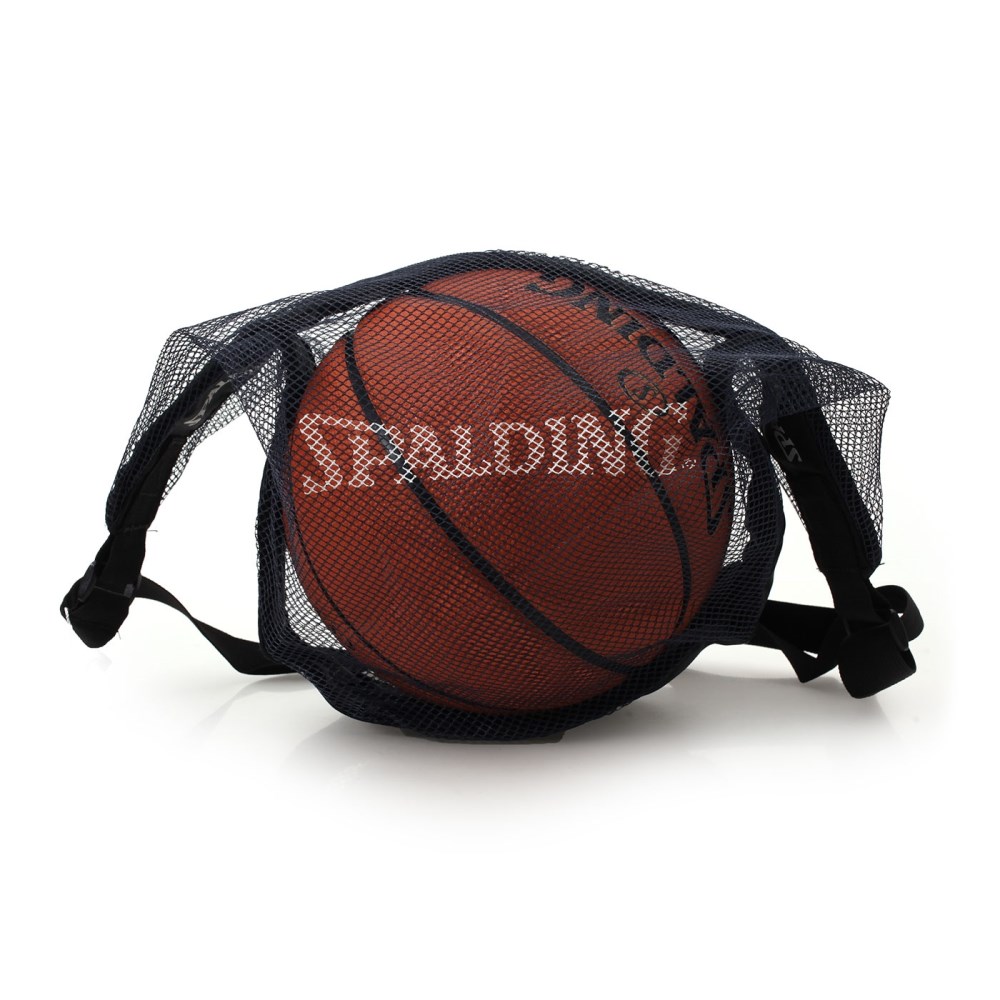 SPALDING 斯伯丁單顆裝網袋深藍(配件 球袋 籃球 足球【M0021】≡排汗專家≡