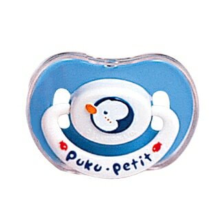 PUKU 拇指浮雕安撫奶嘴 - 初生(藍)『121婦嬰用品館』