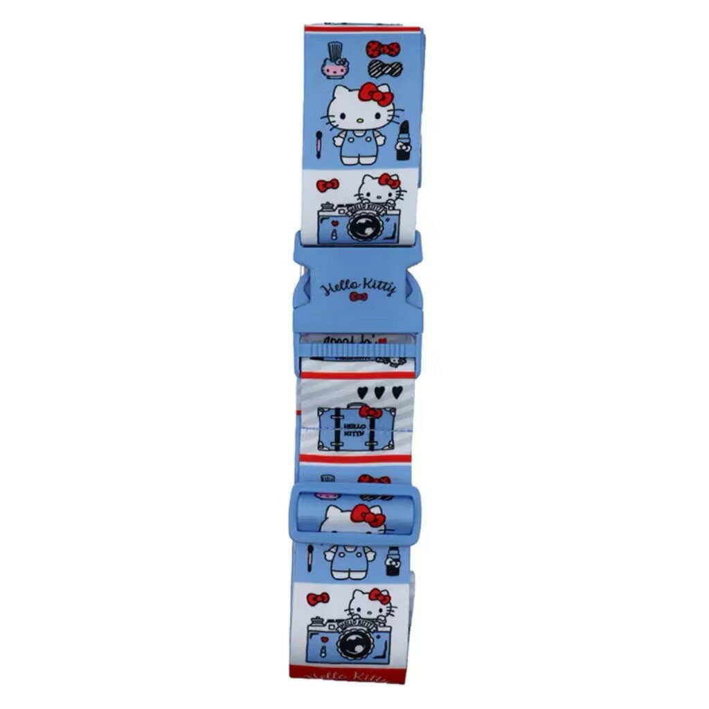 【震撼精品百貨】Hello Kitty 凱蒂貓~香港SANRIO三麗鷗 KITTY行李束帶-相機*29681