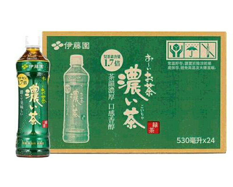 [COSCO代購4] W98271 Ito-En 伊藤園 濃綠茶 530毫升 X 24瓶