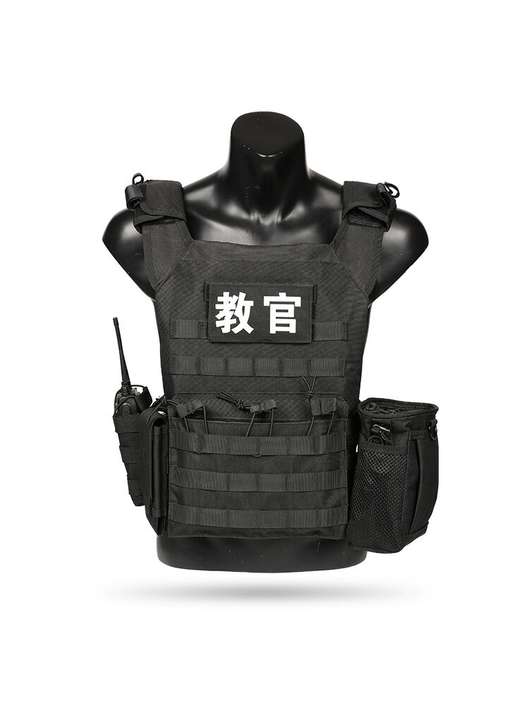 jpc戰術背心機能馬甲防護衣訓練負重輕量化裝備三級甲防刺黑背心
