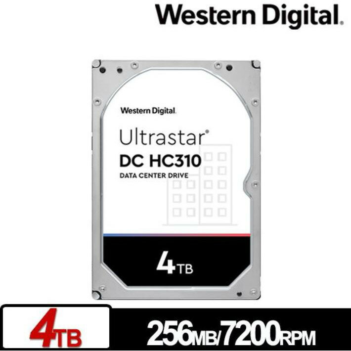 【含稅公司貨】WD Ultrastar HC310 4TB 3.5吋企業級硬碟 HUS726T4TALA6L4
