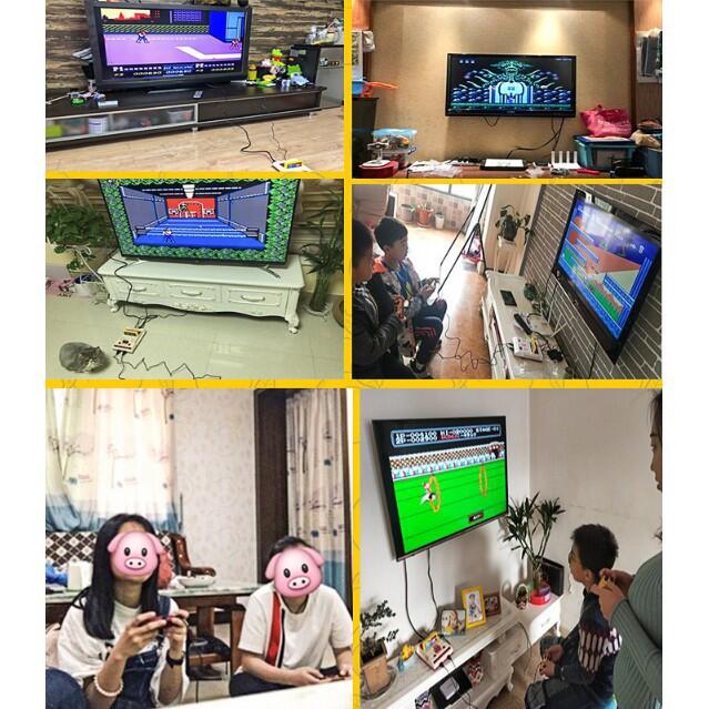 【可開發票】經典懷舊紅白機內置500遊戲卡 贈送132合一遊戲卡 街機電視遊樂器高清 任天堂灰機 掌機/月光寶盒電視 遊戲機 5