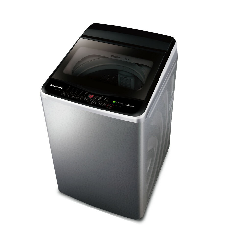 【Panasonic】13公斤雙科技變頻直立式洗衣機(NA-V130LBS-S)(不鏽鋼)