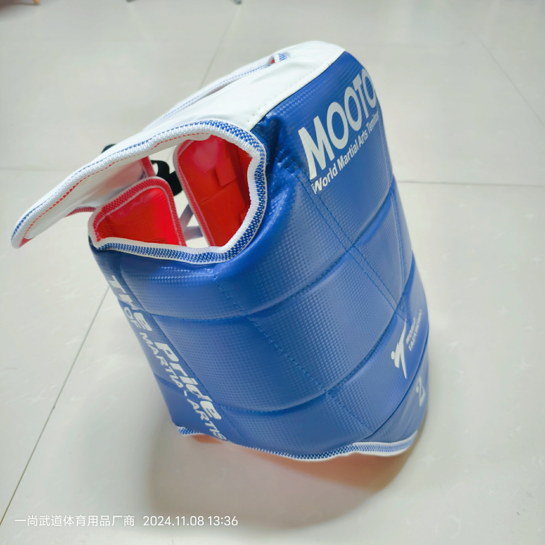 全網低價可打統編】新草席紋跆拳道護具全套護身兒童頭盔訓練六八九件套護甲實戰套裝| 青禾優選|