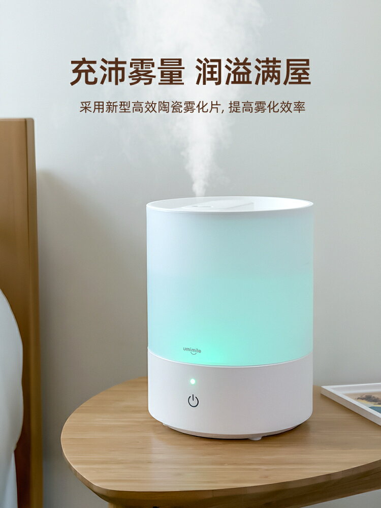 【諮詢客服驚喜多多】空氣加濕器靜音孕婦嬰兒家用超聲波香薰加濕桌面臥室床頭氛圍燈