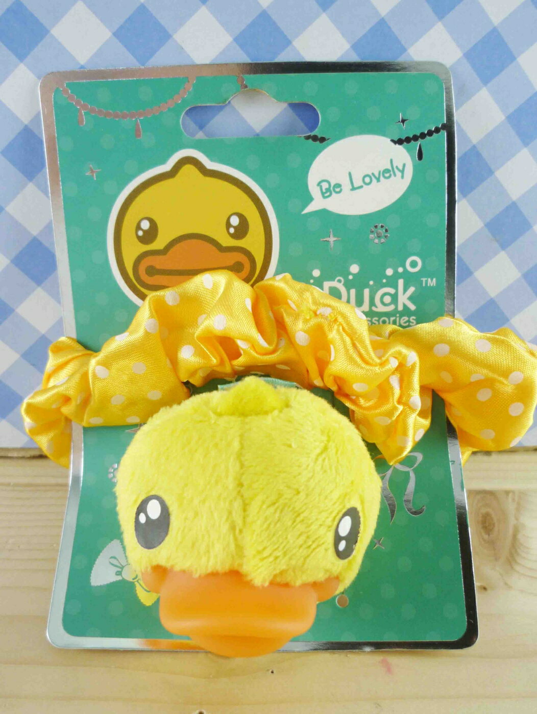 【震撼精品百貨】B.Duck 黃色小鴨 髮圈-立體造型 震撼日式精品百貨