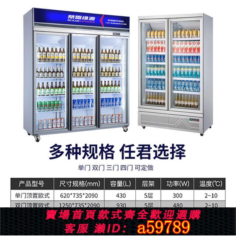 【臺灣公司 可打統編】西科啤酒飲料櫃跨境直供電壓110V冰櫃水果立式冷藏展示櫃冰櫃超市