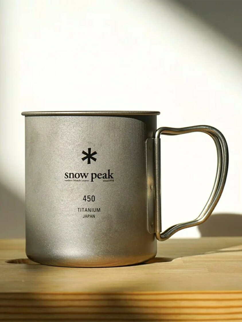 SnowPeak雪峰戶外露營折疊鈦杯單雙層馬克杯咖啡杯野營水杯MG143