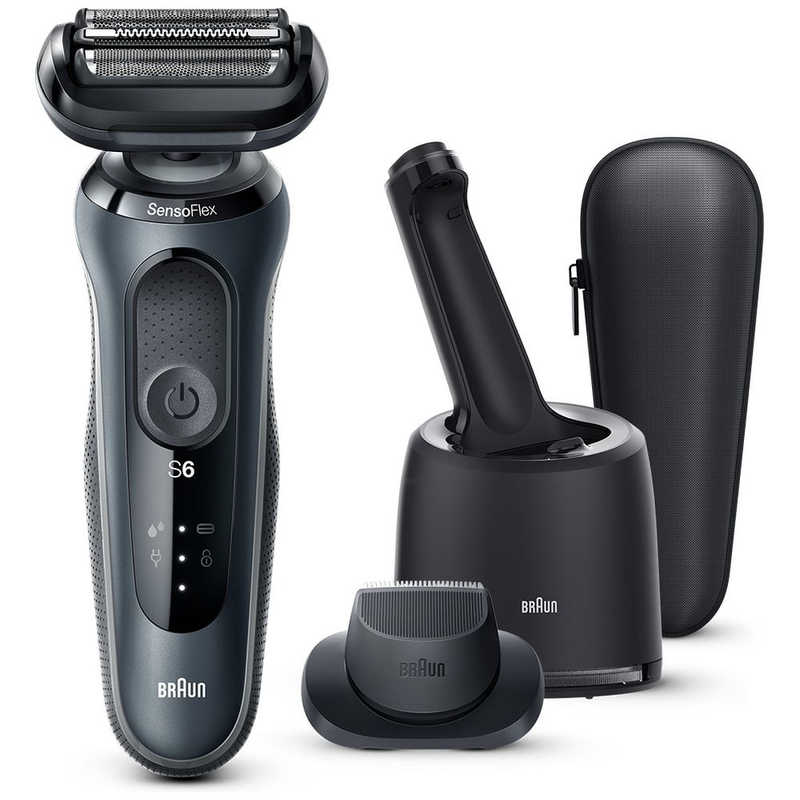 （免運一年保固）德國百靈 BRAUN 61-N7200CC 新6系列 刮鬍刀 電量顯示 自動感應 防水 快充 鬢角刀 邊淋浴邊使用 自動洗淨座 父親節 禮物