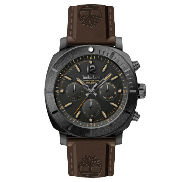 Timberland 天柏嵐 TDWGF0074903 三眼日期星期指標腕錶 皮帶 黑 46mm｜樂天全館特惠中★指定刷卡回饋10%
