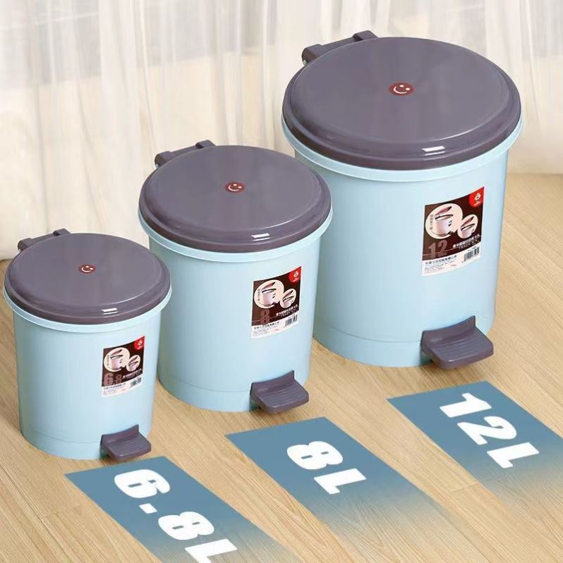 垃圾桶家用腳踏式垃圾桶家用廚房大號加厚腳踏式帶蓋腳衛生間紙簍