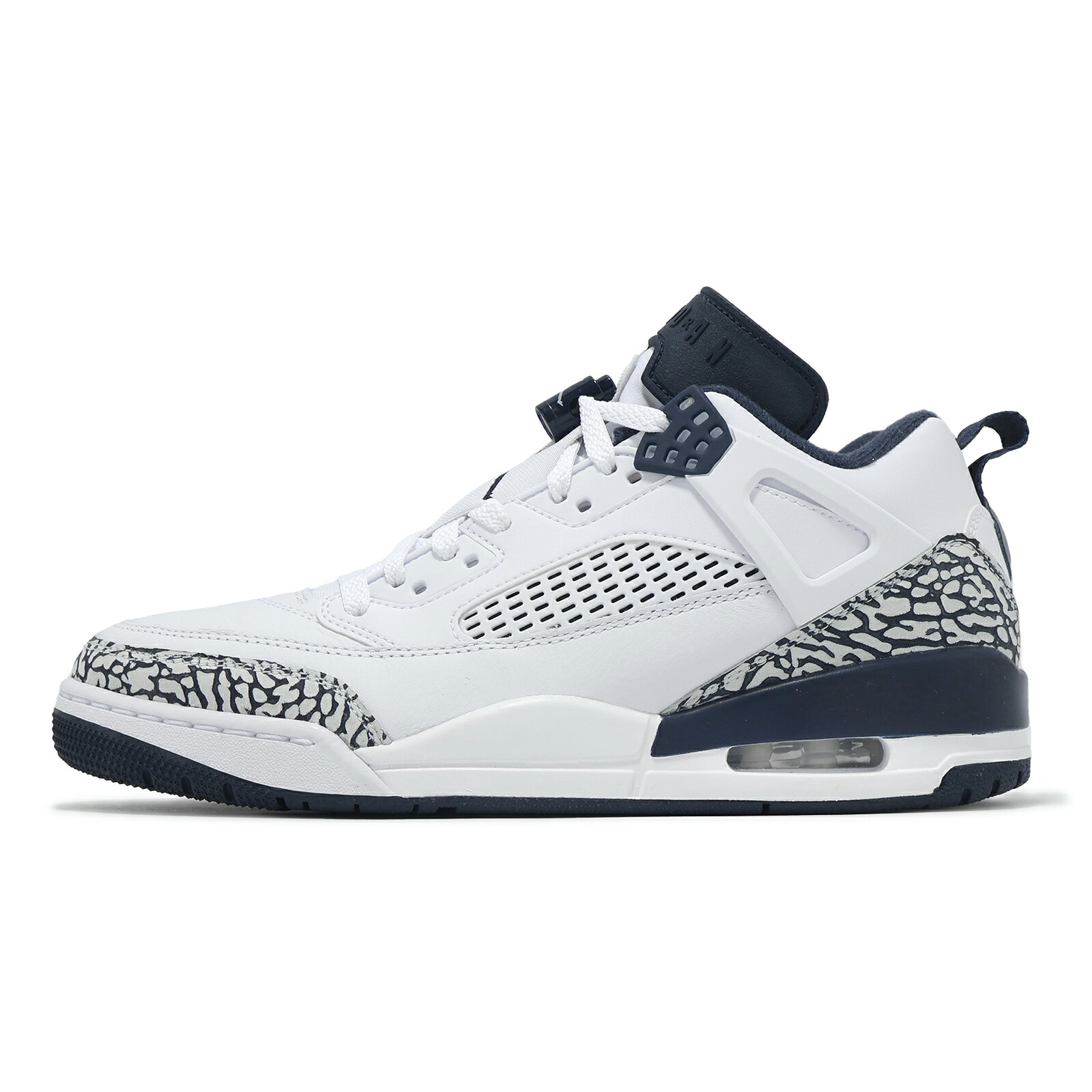Nike 休閒鞋 Jordan Spizike Low 男鞋 白 藍 復古 低筒 喬丹 FQ1759-104