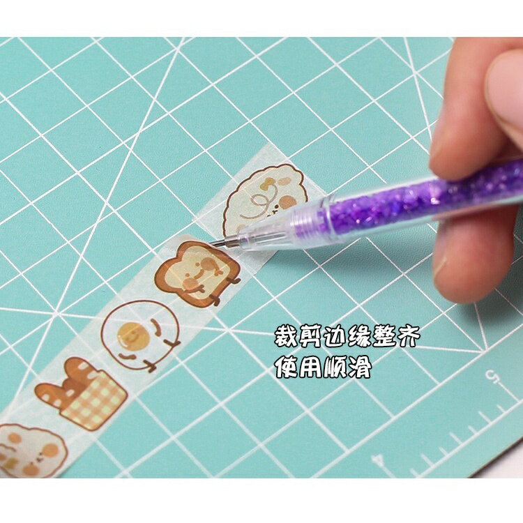 松島 刻刀 君子雷小碎石系列 卡通可愛少女手帳裁紙小刻刀  手帳筆刀 手帳刀 手帳刻刀 刀筆 美工刀 可愛ins 6