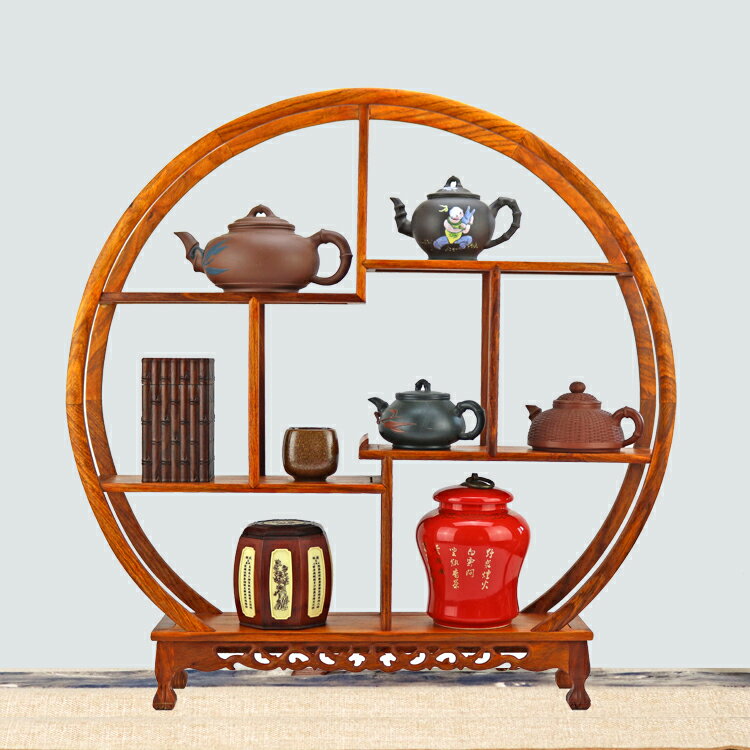 木博古架小花梨木多代中式高茶具展示架收