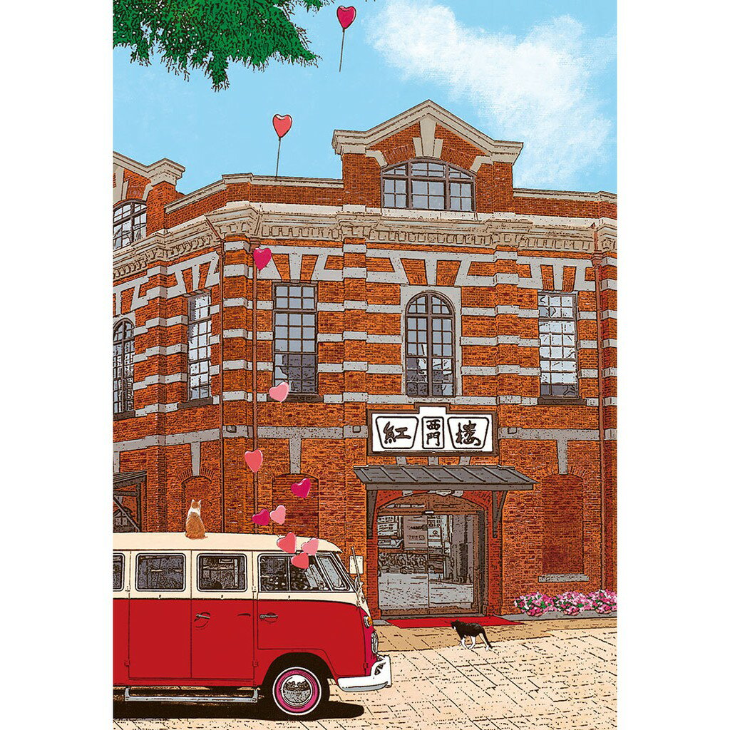 P2 - 林宗範 台灣系列-百年紅樓 台灣製S108片拼圖 S108-003