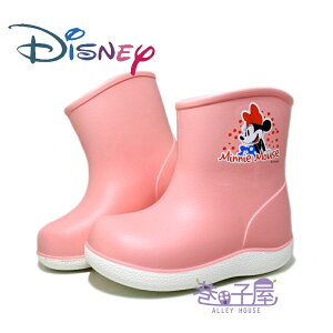 DISNEY迪士尼 童鞋 米妮 超質感 雙色 輕量雨鞋 雨靴 [121165] 粉 MIT台灣製造【巷子屋】